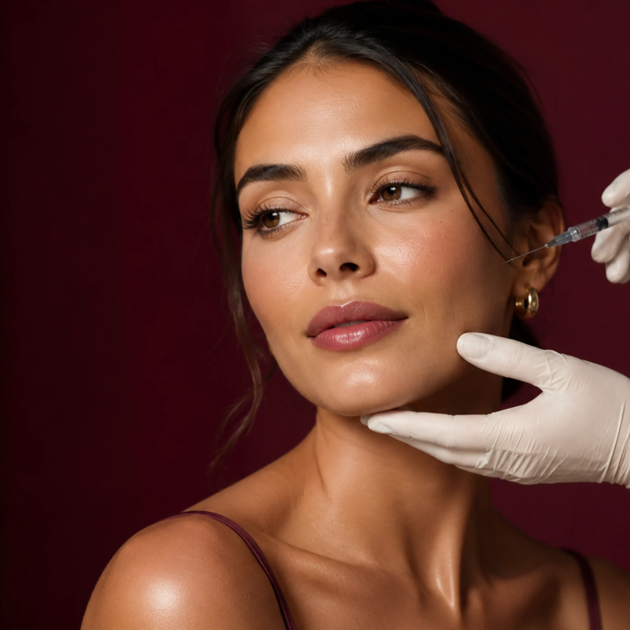 Tratamiento profesional de medicina estética facial